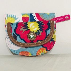 Lily Bloom Floral Snap Wallet